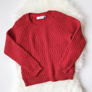 Anthropologie Sparrow Sweater in Red